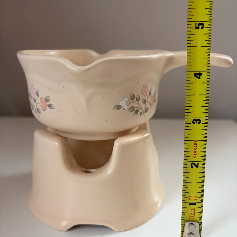 Pfaltzgraff Potpourri-Butter Sauce with Stand